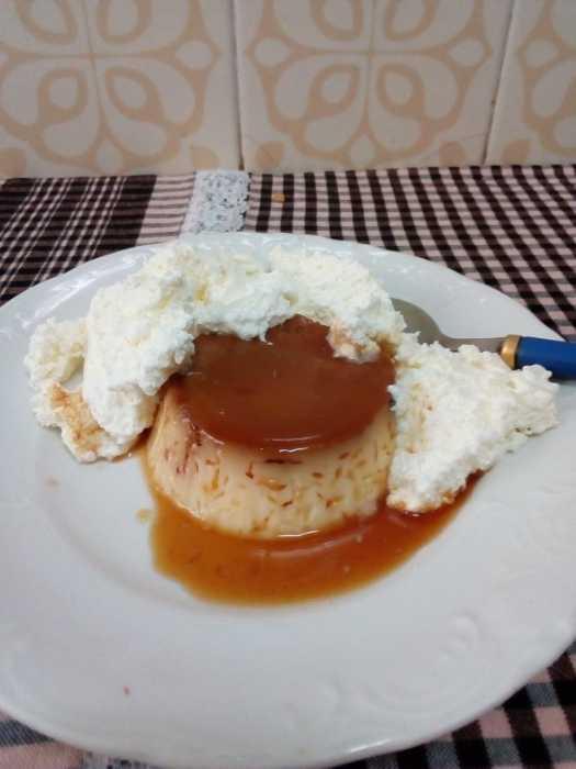 food recognition recommended image flan pudding cream